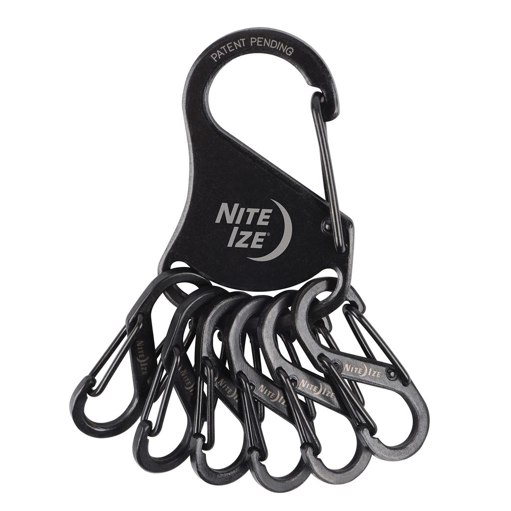 NITEIZE KeyRack Steel Black KRS-03-01 | Official Japanese Product | Durable Key Holder Clip