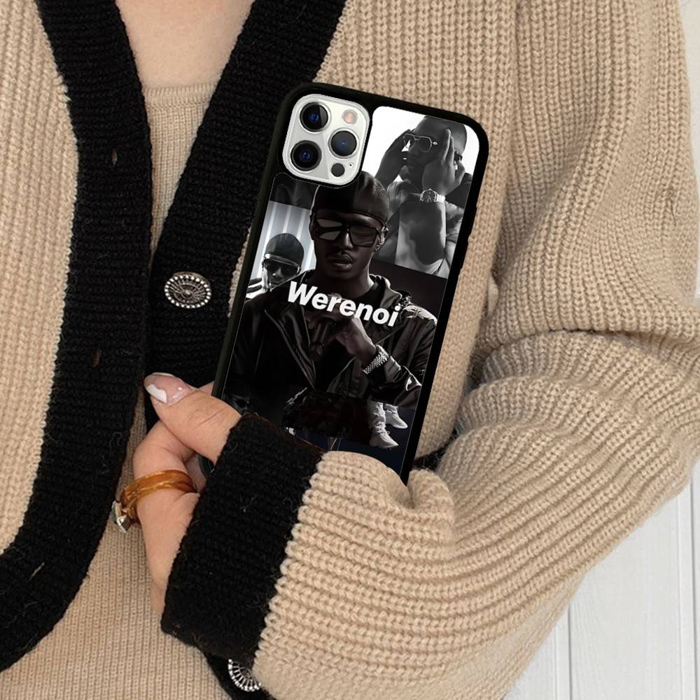 Rap W-WerenoiES Shockproof Phone Case For IPhone 11 12 13 14 15 16 17 Pro Max Plus PC TPU Hard Cover