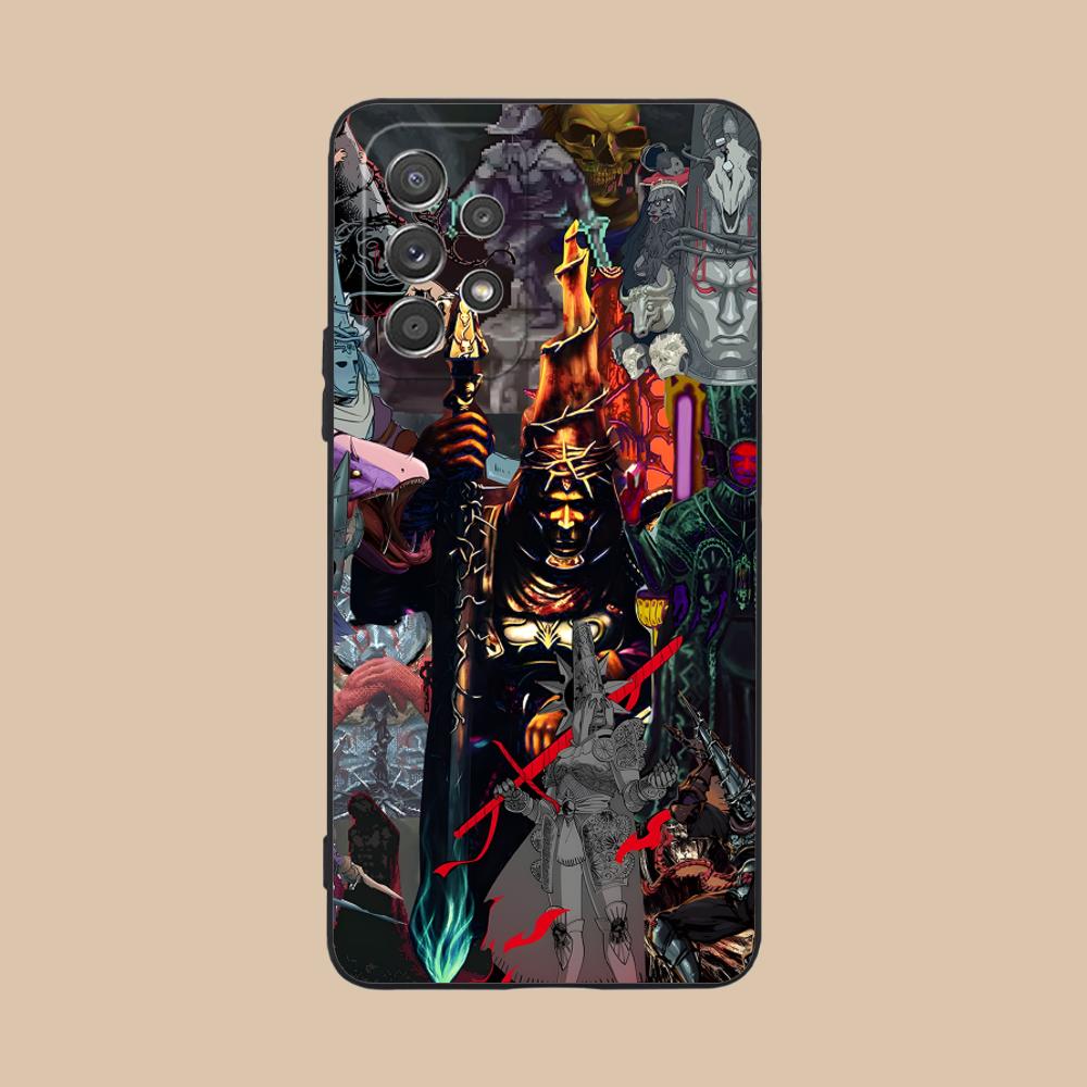 Blasphemous Phone Case for Samsung Galaxy A73 72 71 70 56 55 54 53 52 36 35 34 23 16 15 5G Black Cover Smartphone Cellphones Galaxy A12 5G