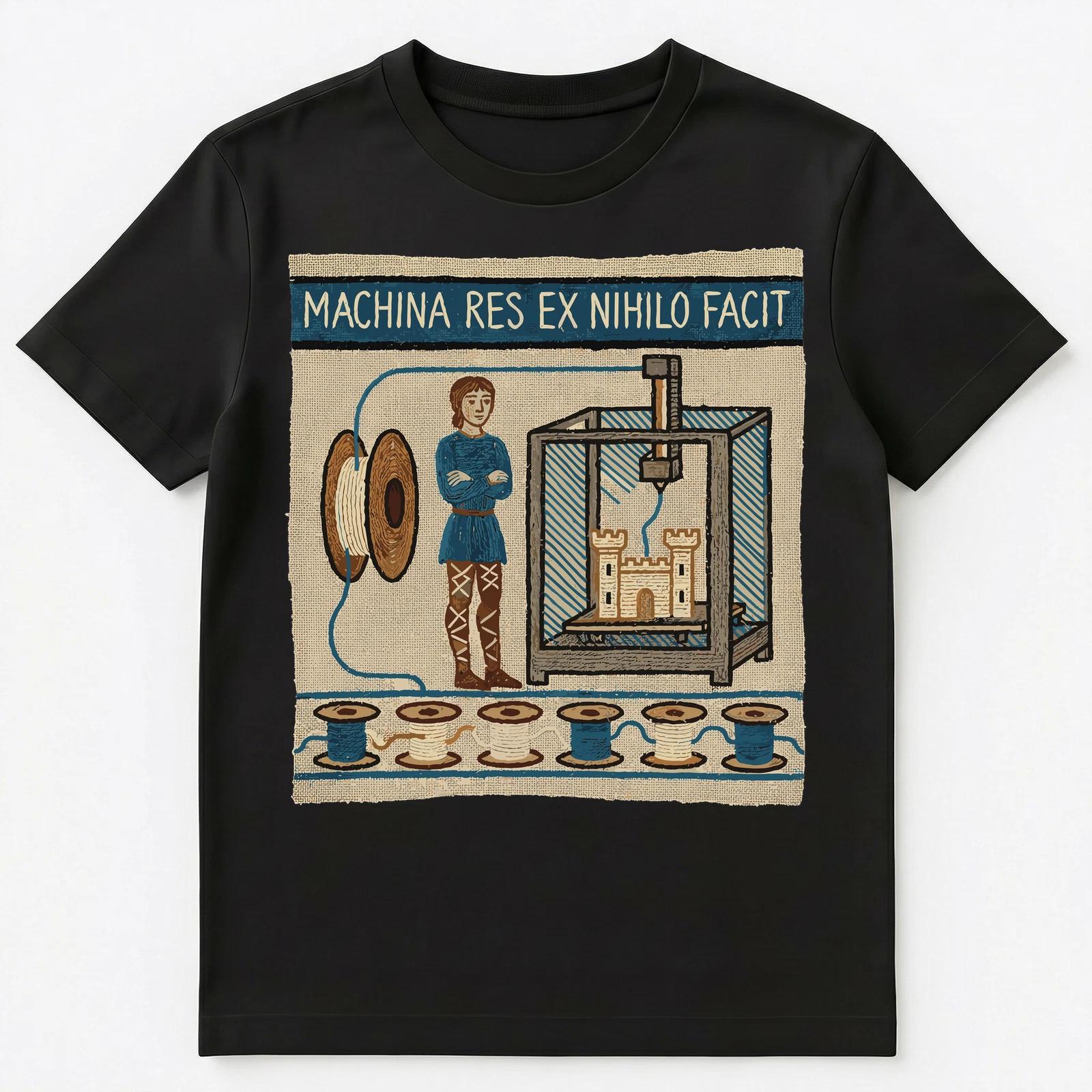 Historians 3D Printing Latin Quote Enthusiast Unisex T-Shirt 2XL