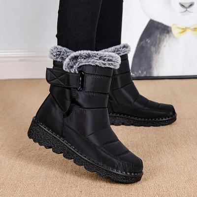Women's Boots New Trend Winter Shoes for Woman Winter Boots Ankle Low Heels Botas Mujer Waterproof Snow Boots with Fur Shoes
