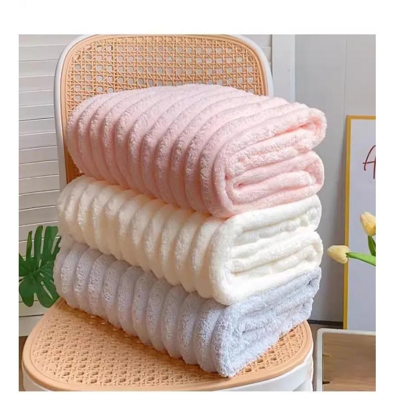 Enlarged And Thickened Bath Towel, Suitable For Women To Wear And Can Be Wrapped In Cotton Absorbent Towels, Couple, Adult Coral
