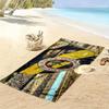 Fenerbahce Spieler Print Strandtuch, Großes Weiches Schnelltrocknendes Handtuch für Strand Camping Schwimmen