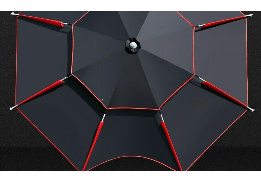 Großer Universal-Fischschirm - Regendicht, Sonnenschutz, Outdoor faltbar, Verdicktes Design