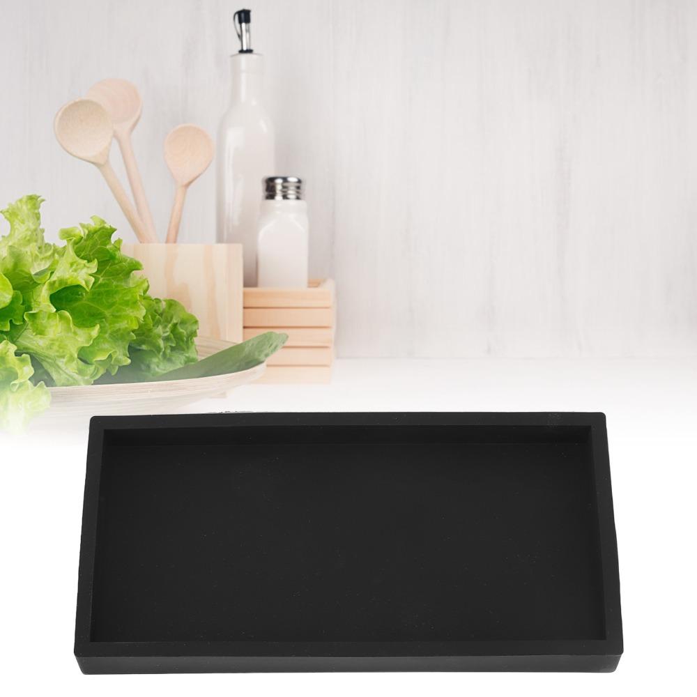 S/L Silicone Storage Tray Non-Slip Silicone Countertop Tray Silicone Vanity Tray  For Kitchen