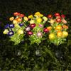 Solar Powered Flower Lights LED Snow Lotus Flower Lights for Outdoor Solar Garden Lights Outdoor Solar Lawn Lights for Garden