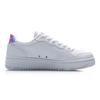 Li Ning Colorful Logo Non-Slip Shock Absorbing Wear-Resistant Low-Top Sports Casual Shoes Women sneakers White Green AGCP362-2