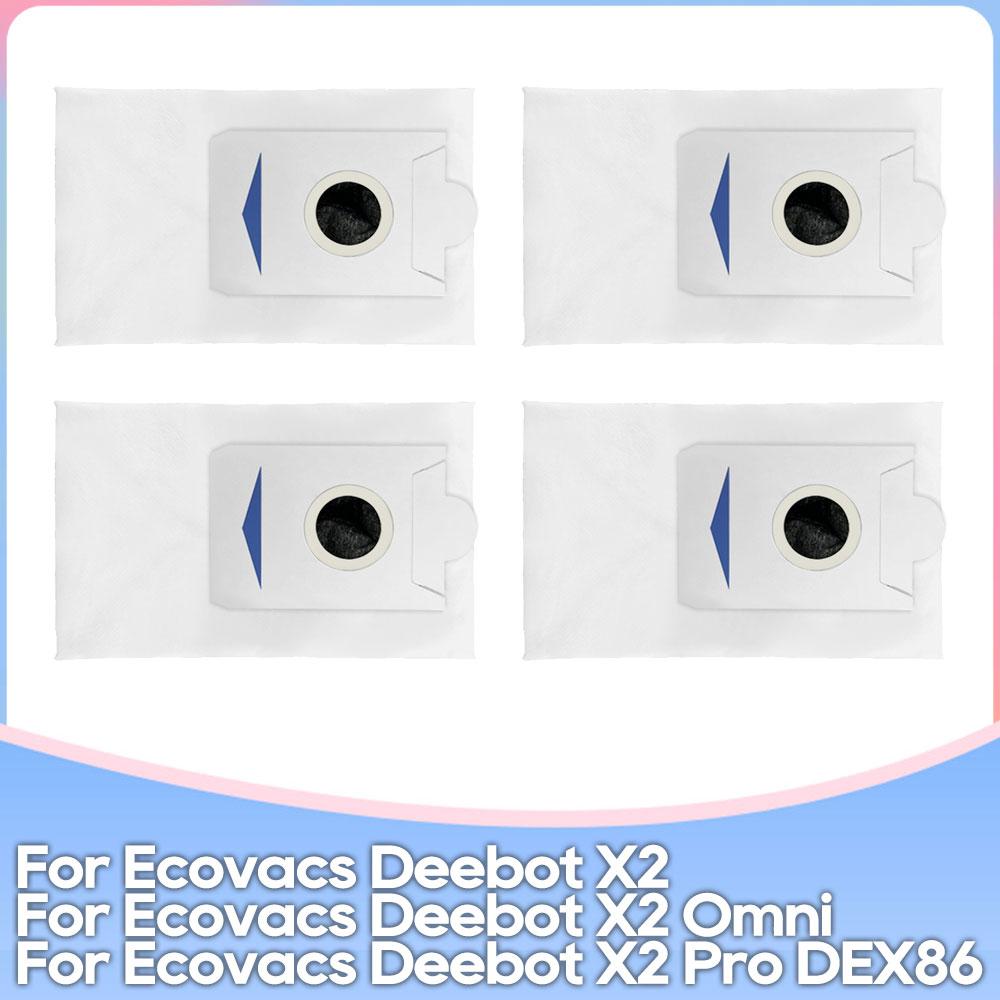 Passend für Ecovacs DEBOT X2 Omni /  X2 Pro / X2 Pro Omni / X2 Combo DEX86 Teile Hauptbürste Seitenbürste Filter Mopptuch Staubbeutel