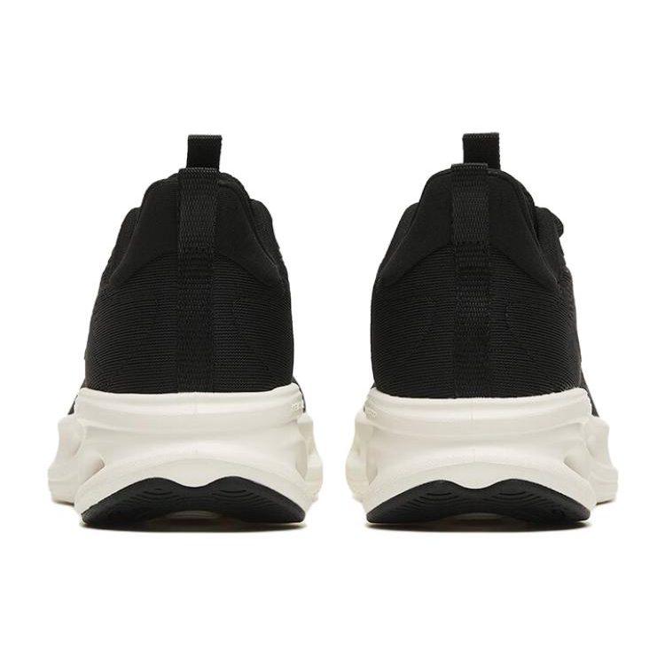 Anta Energy Ring Comfortable Slip Resistant, Abrasion Resistant, Lightweight Low top Running Shoes Women's Black White 122315575-7