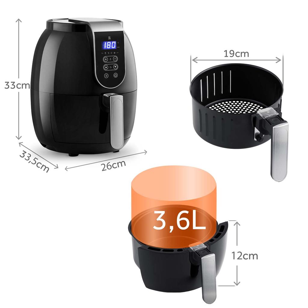 Air Fryer 3.6L Berdsen Bd-651