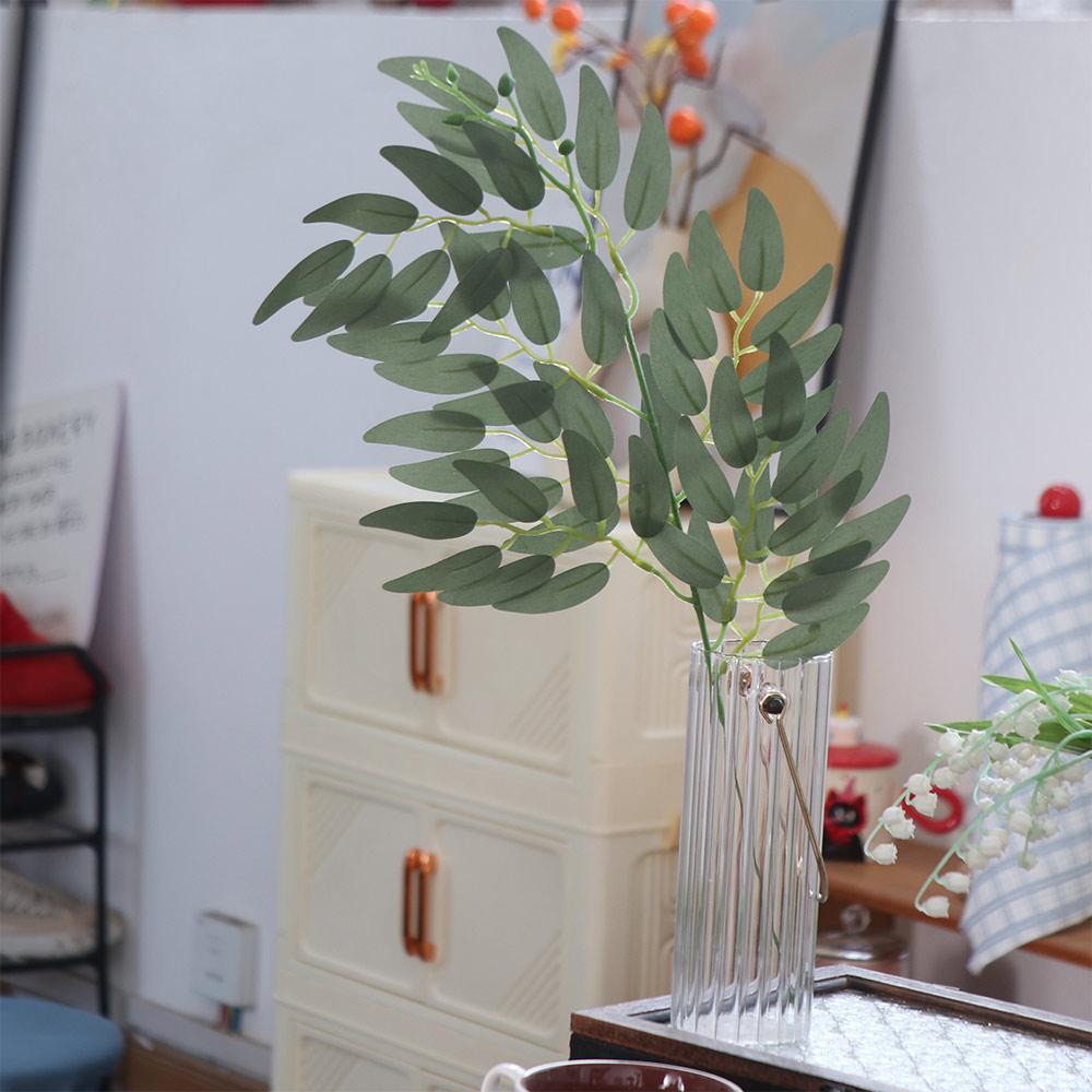 Long Silk Willow Leaves Handmade Fake Plant Arch Table Centerpieces Decor