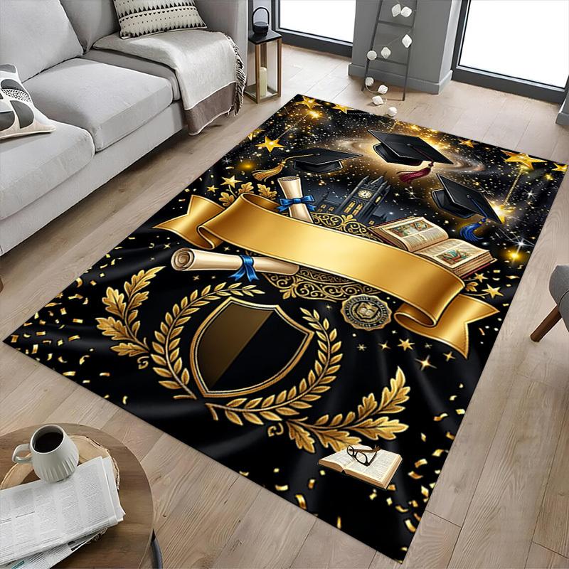 1PC Graduation Extra Large Non-Slip Floor carpet, Office, family, bedroom, Studio - Large Area Rug,Longlasting Material-K0421