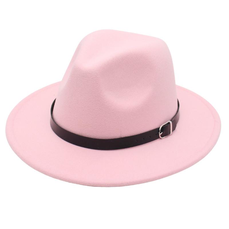 Ethnic Style Vintage Fedora Hat With Wide Brim For Women And Men