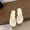 2025 Summer New Outer Wear Sandals Flat Heel Small New Toe Slippers Flip-flops Versatile Slippers