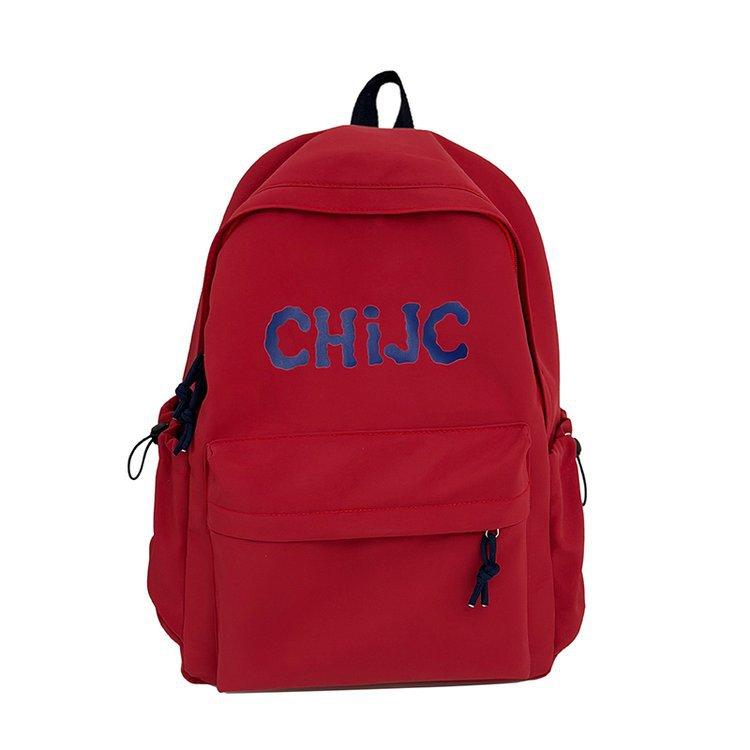 Schoolbag Junior High School Girls Japanese Ins Casual Large Capacity Backpack Female College Students Versatile School Bag Travel Lightweight