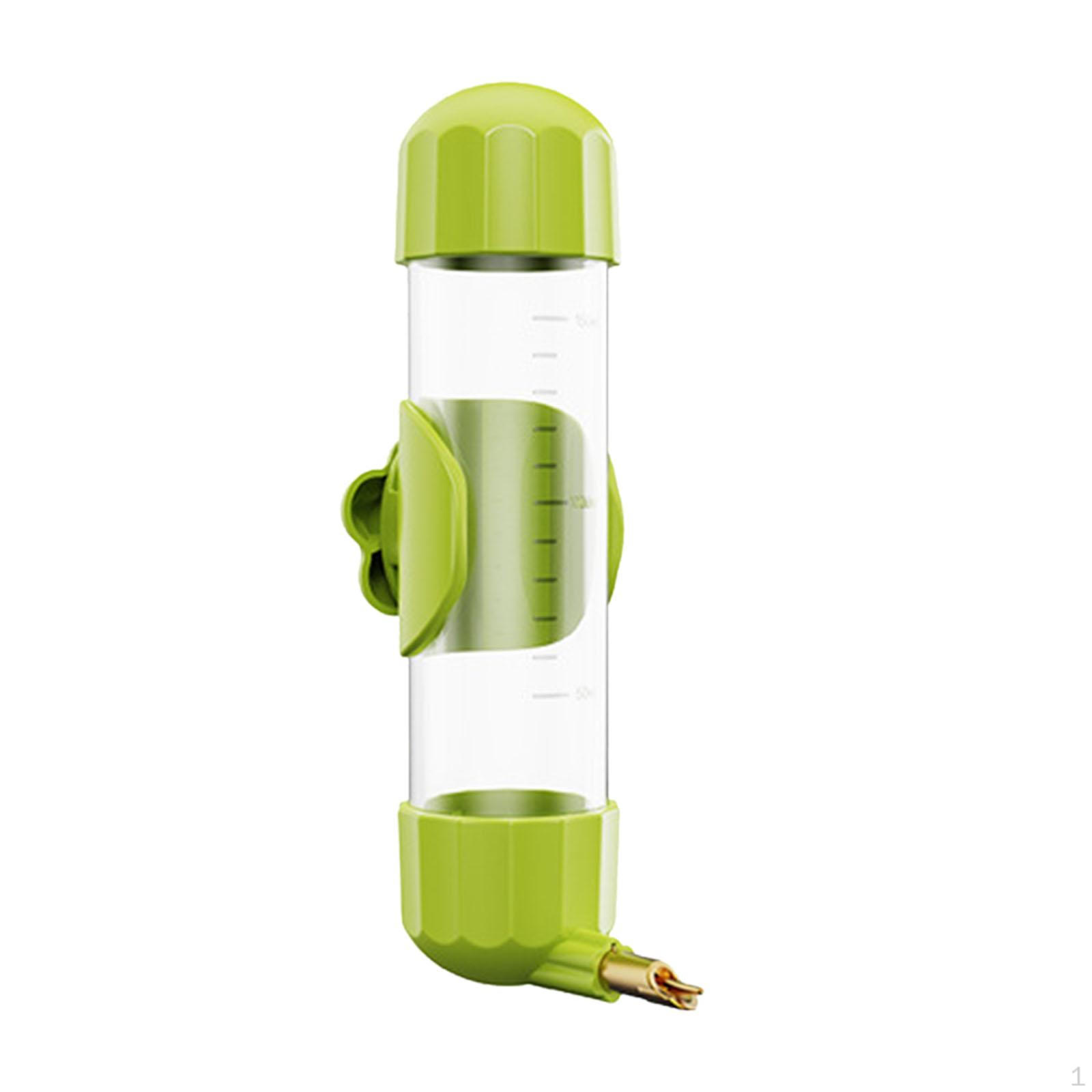 

Automatic Bird Water Dispenser, Portable Cage Drinker, Ideal for Macaws, Cockatoos And Sparrows. зелёный