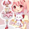 18CM Puella Magi Madoka Magica Anime Figurka Kaname Madoka Kouzelná Dívka PVC Anime Akční Figurky Model Kreslený Model Hračka Dárek