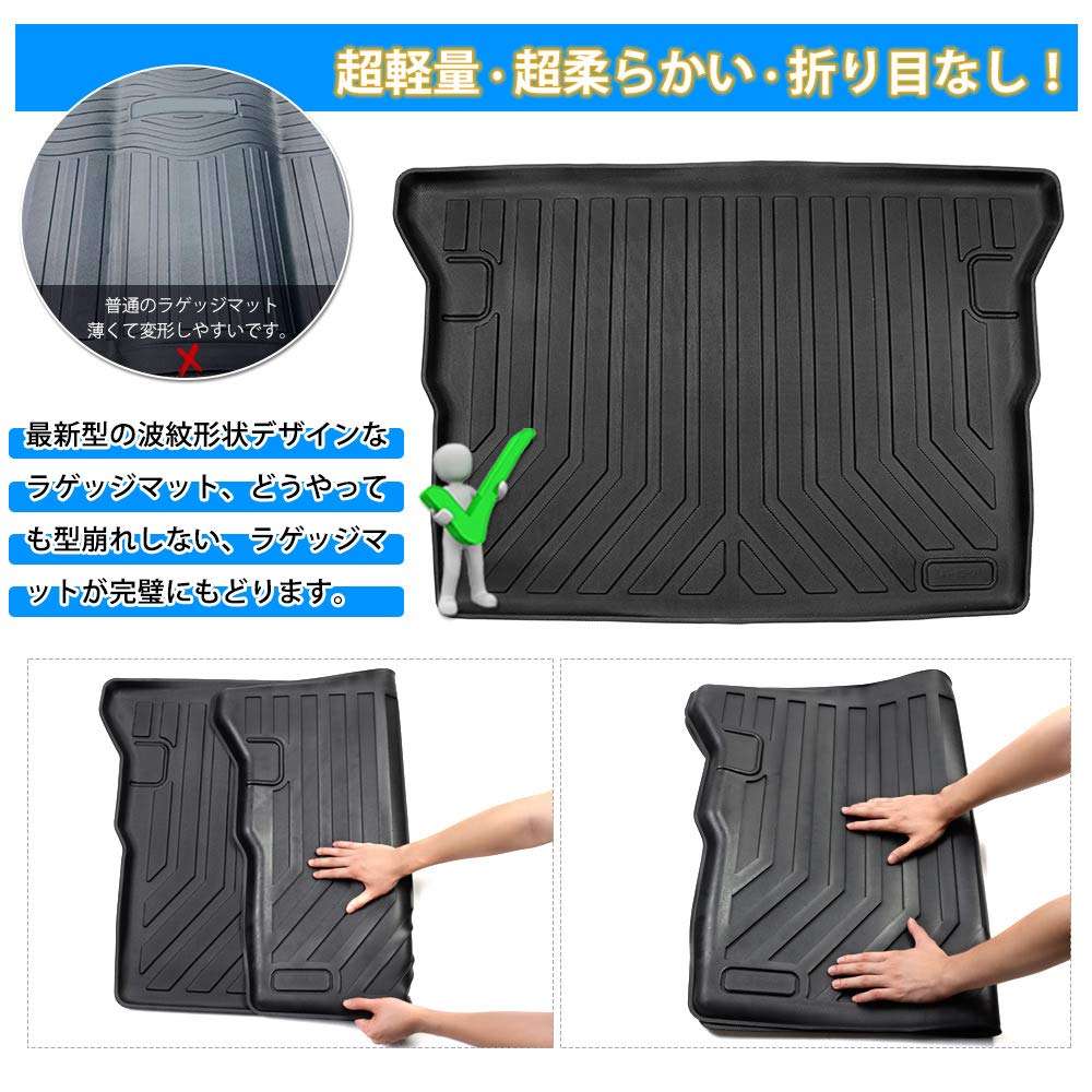 Mixsuper JJ1 JJ2 Trunk Mat 3D Luggage Mat Trunk Tray N-VAN N-VAN 2018.7~