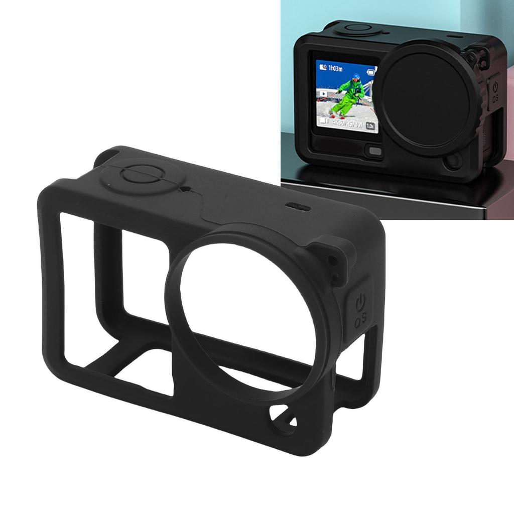 Silicone Protective Case Fit For ACTION 6 Sports Camera Drop Protective Sleeve Soft Skin Case Cover Lens with Lanyard