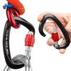 Anjiuxing D-Shape Screwgate Climbing Carabiner