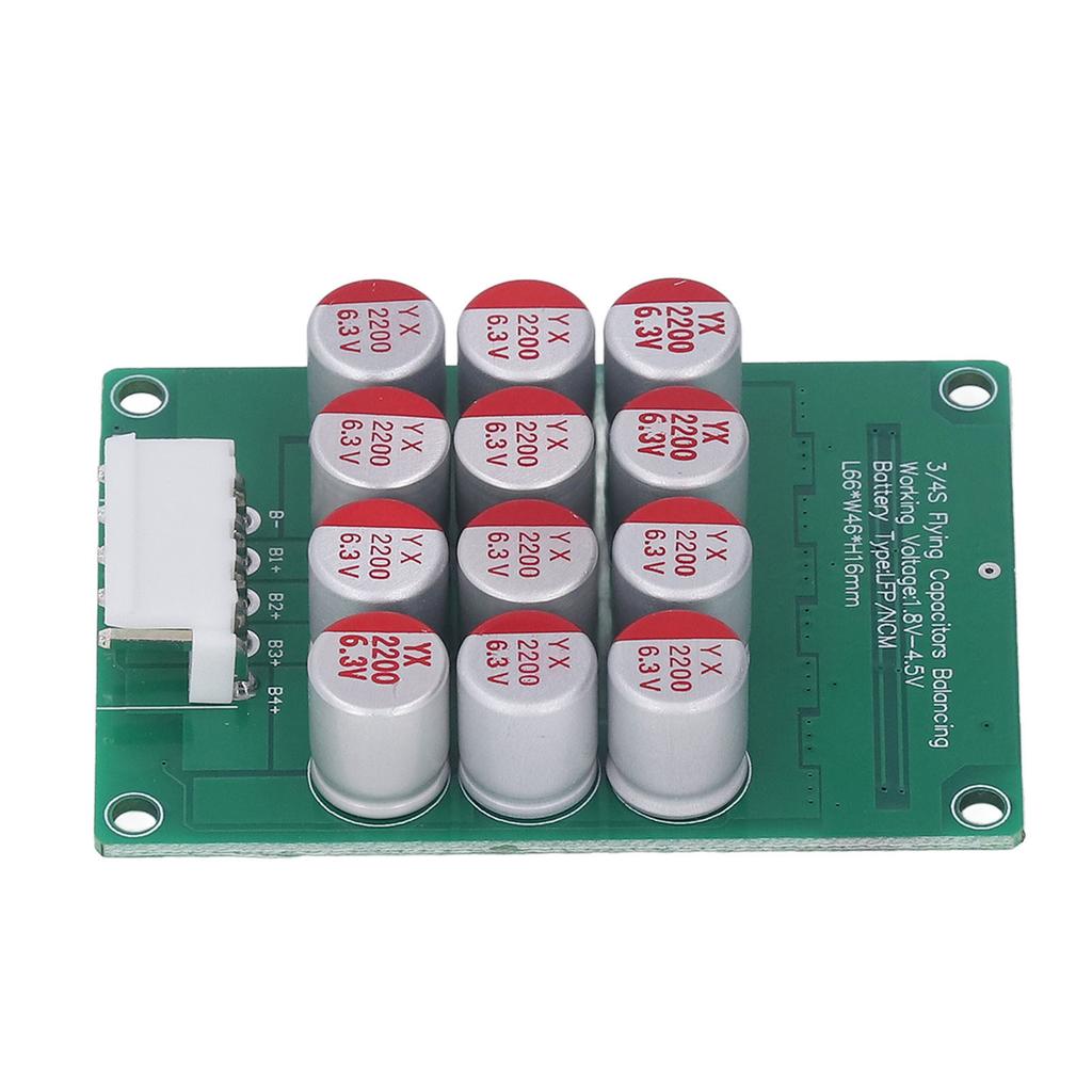 4S Battery Active Equalizer with Cable Lithium Battery Balance Board for Ternary LFP Cells 1.8V‑4.5V No Shell