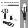 Aerial Bulb Changer Telescopic Handle Simple Twisting Installation Tool for Office and Home Use