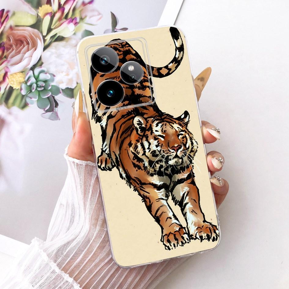 For Realme GT 7 Pro Case RMX5010 RMX5011 Luxury Dragon Lion Cartoon Soft Silicone Cover For Realme GT 7T GT7 7Pro Phone Case Bag