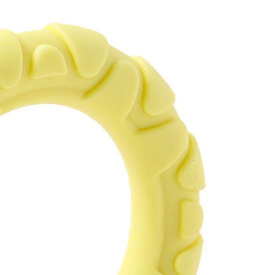 Pet Chew Toy TPR Material Tug-of-War Interactive Training Teeth Dog Chew Ring Bite-Resistant Medium Large Dogs Safe Chew Toy