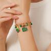 Christmas Bracelet Metal Chain Jewelry Snowflake Bell Pendant Bracelet New Year's Christmas Jewelry Explosion