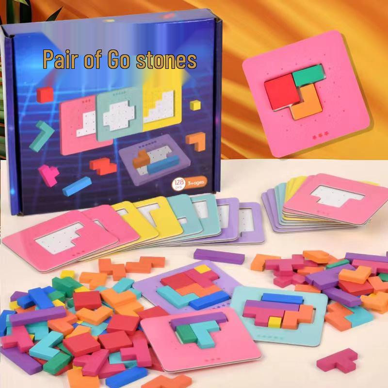 Quick-Thinking Parent-Child Educational Puzzle & Building Blocks Game
