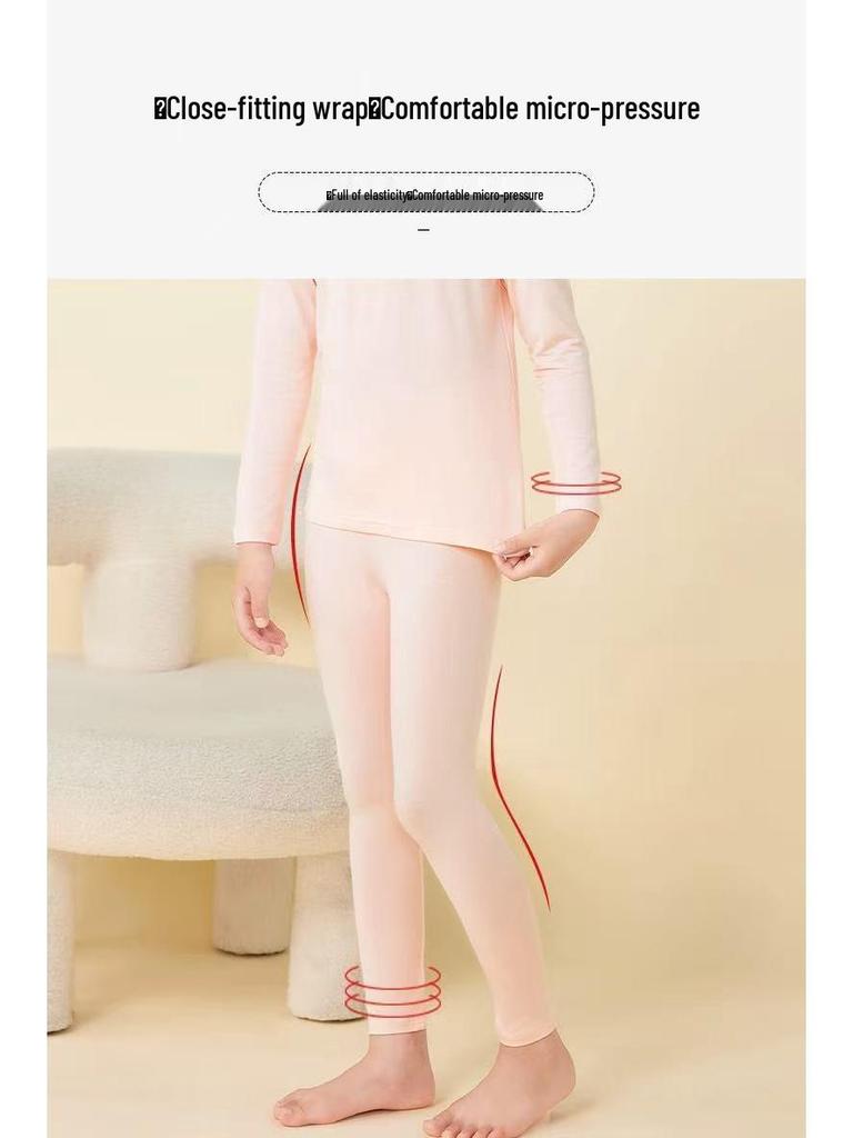 Modal-Schlafanzug und Loungewear-Set für Kinder für Frühling/Herbst - Leichtes Klimaanlagen-Anzug für ältere Kinder