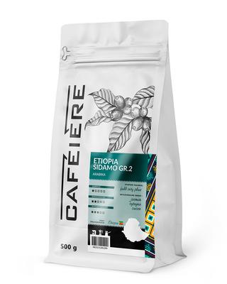 Coffee Beans Cafeiere Arabica Ethiopia Sidamo Gr.2, 500 G