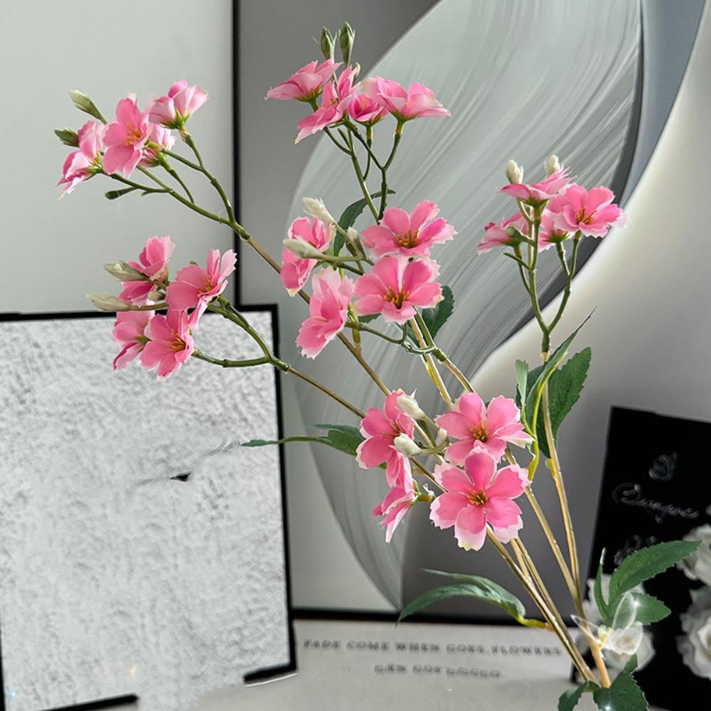 Luxury Silk Flower Branch Real Touch Fake Flower  Outdoor Garden Decor