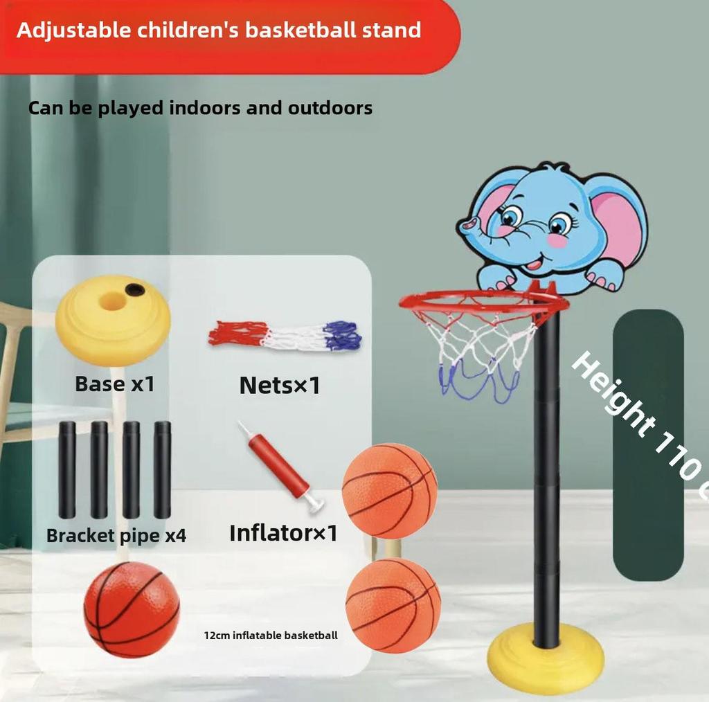 Aro de baloncesto de pared ajustable para niños y niñas
