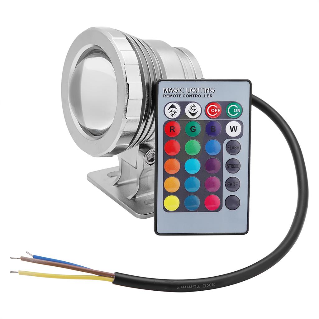 RGB LED Underwater Light Waterproof Multi Color for Outdoor Garden Spotlight Landscape Fountain