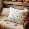 Halloween Pumpkin Pillowcase Autumn Decorative Throw Pillow Cover 17.72 Inches Home Decorations Soft Plush White Pillowcases
