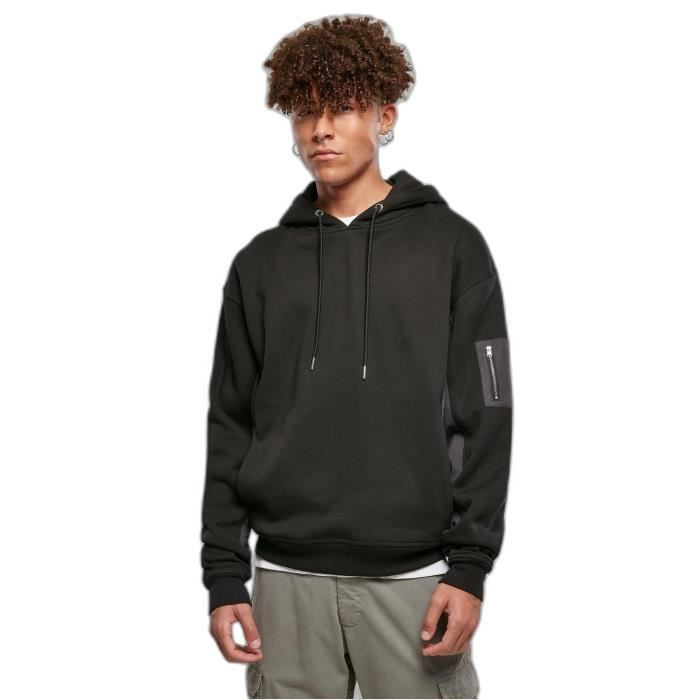 Sweatshirt Urban Classics Military Bomber - noir - XL