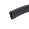 Heat-Resistant Silicone U-Shape Self-Adhesive Edging Strip for Anti-Collision Foam Glass and Steel.