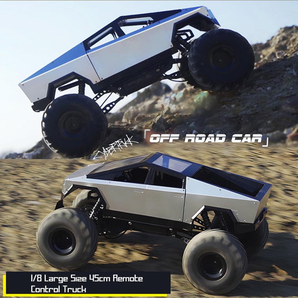 Auto na dálkové ovládání Velká velikost 45 cm 1/8 2,4 GHz Nákladní auto na dálkové ovládání Terénní auto Vozidlo 4WD Slitina