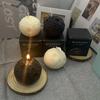 Mid-Autumn Moon Aromatherapy Candle Mid-Autumn Festival Creative Souvenir Gift Candle Black Styling Scent Wax