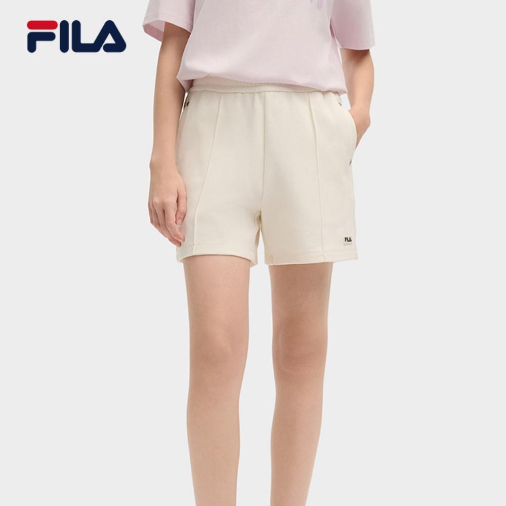 New FILA LifestyleORIGINALE Casual Shorts Women's Steam White F51W519601F-IV