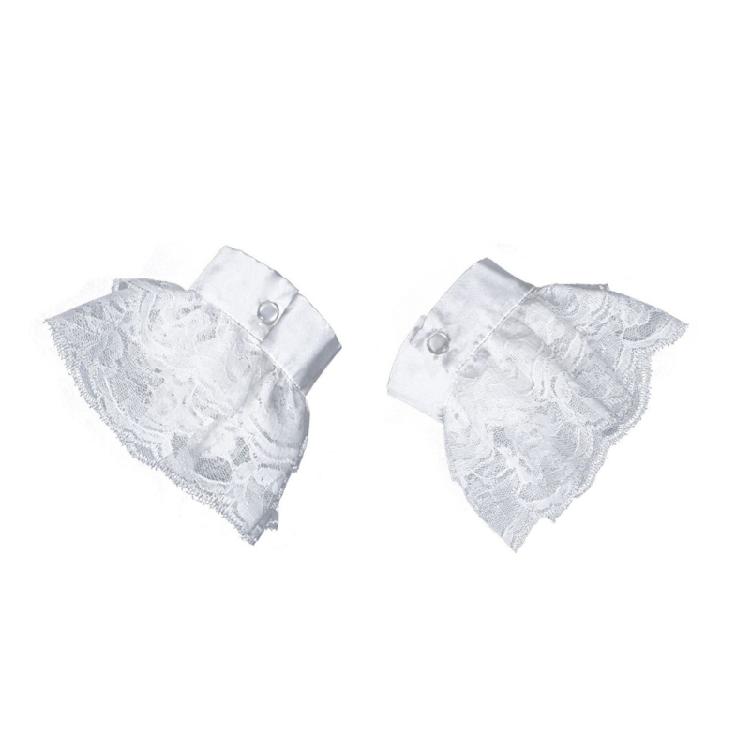 Elizabethanischer Stil Halskrause Halloween-Kostüm Koloniale Rüschenhalskrause für Veranstaltung im viktorianischen Stil