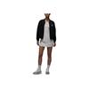 Jordan Solid Color Elastic Hem Casual Long Sleeve Jacket Women Jacket Black Sail-White FN5787-010