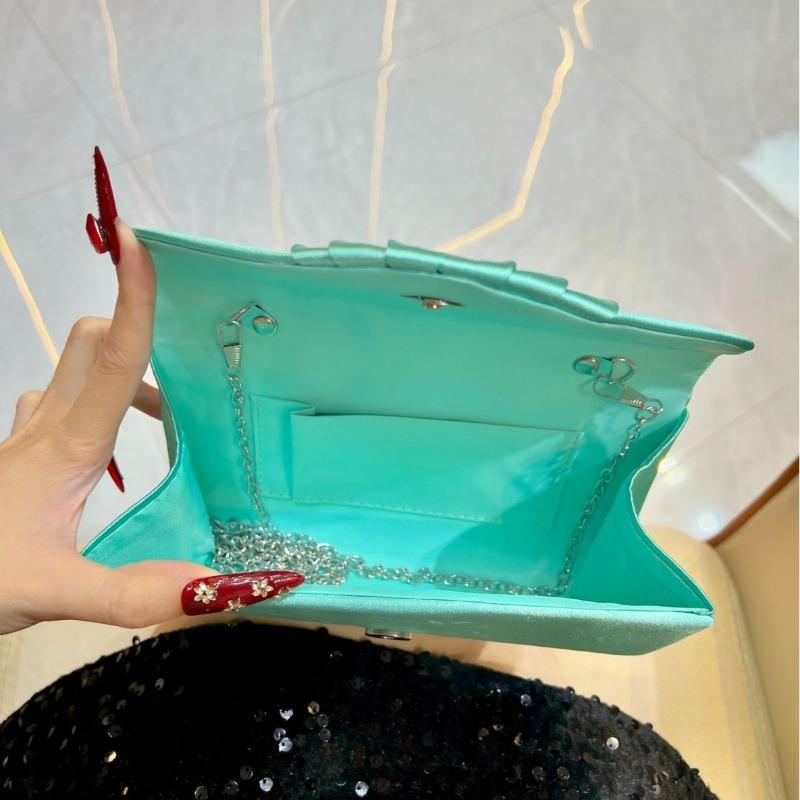 Dinner Bag with Chain Strap Crossbody Bag Fashionable and High-end Ladies' Hand-held Bag