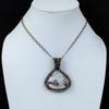 Moonstone Gemstone Pure Copper Wire Wrapped Handmade Pendant Jewelry For New Year Gift