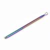 Iridescent Nail Art Manicure Set: Cuticle Nipper, Nail Clippers, Steel Pusher, Cuticle Remover