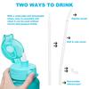 Reusable Straws for Gallon Water Bottle BPA Free Adjustable Straw Safe Harmless Adjustable Length Easy to Clean Silicone Bottom