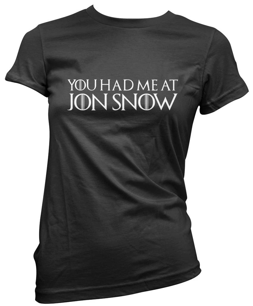 You Had Me At Jon Snow Womens T-Shirt L