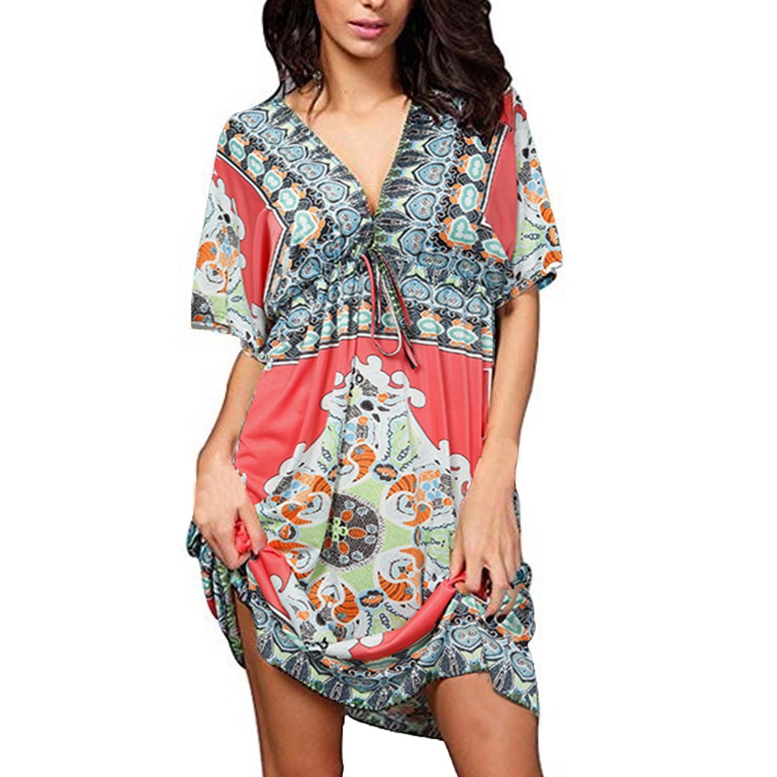 

Womens Fashion V Neck Beach Wear Summer Swimsuit Cover Ups Bikini