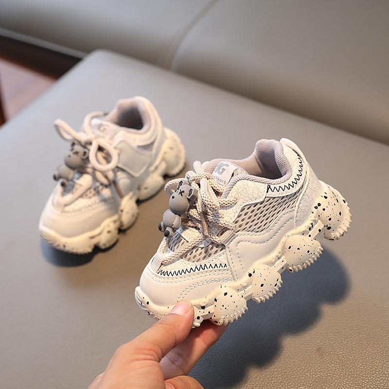 Children Cute Sports Shoes Baby Girls Sneakers Kids Running Shoes Toddler Infant Footwear Kids Boys Outdoor Casual Shoes 21 (inside 13.5 cm)
